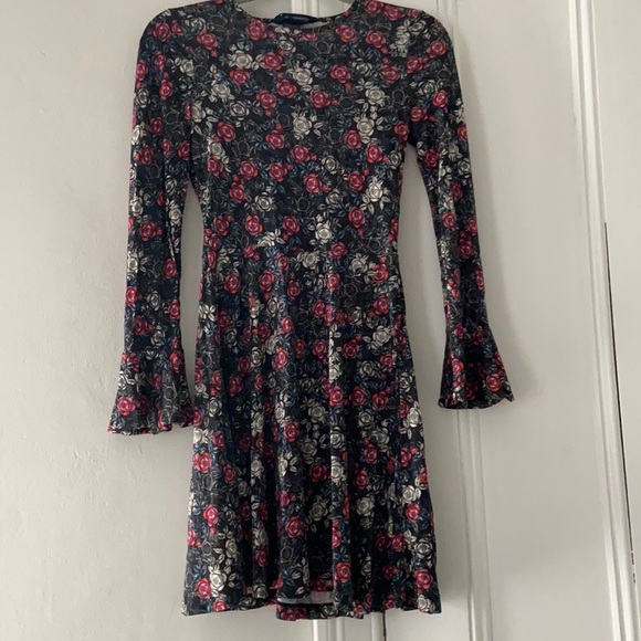 French connection floral fit and flare dress - Picture 1 of 2